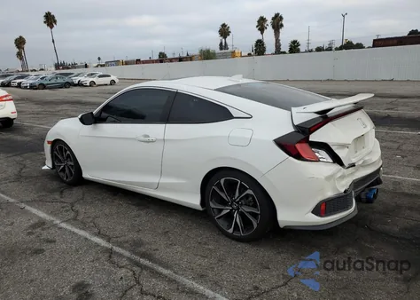 2018 Honda Civic Si z USA, uszkodzony, nr VIN 2HGFC3A51JH756559